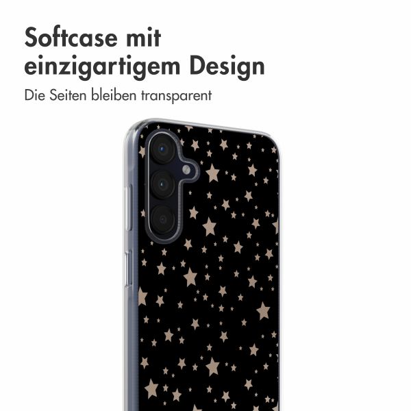 imoshion Design Hülle Samsung Galaxy A35 - Stars Beige Reverse