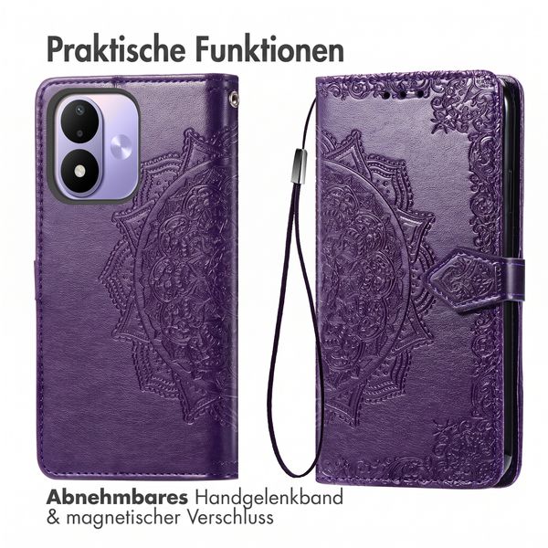 imoshion Mandala Klapphülle Xiaomi Redmi Note 17 (5G) - Violett