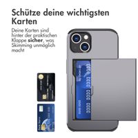 imoshion Backcover mit Kartenfach Apple iPhone 13 - Grau
