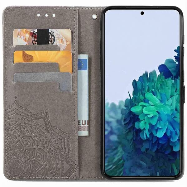 imoshion Mandala Klapphülle Samsung Galaxy S22 - Grau