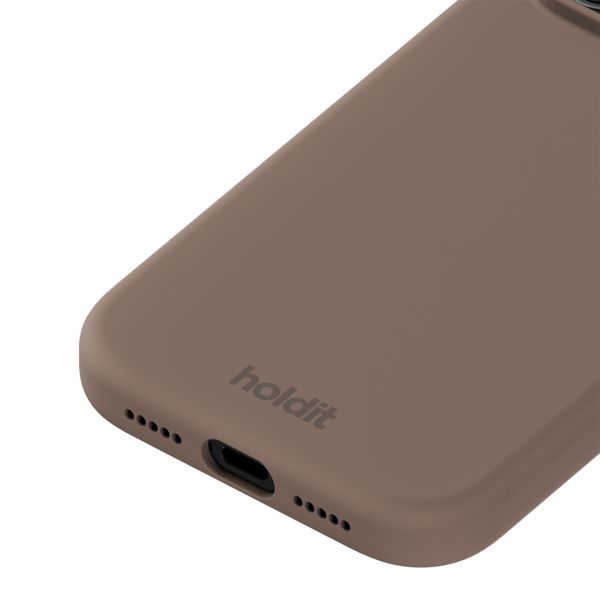 Holdit Silicone Case Apple iPhone 17 Pro - Mocha Brown