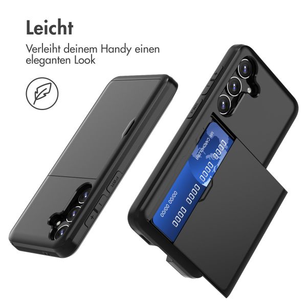 imoshion Backcover mit Kartenfach Samsung Galaxy S24 - Schwarz