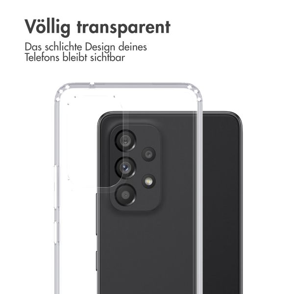 imoshion ﻿Back Cover mit Ständer für das Samsung Galaxy A53 - Transparent