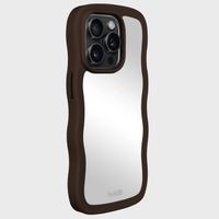Holdit Wavy Case für das Apple iPhone 14 Pro Max - Chocolate / Mirror