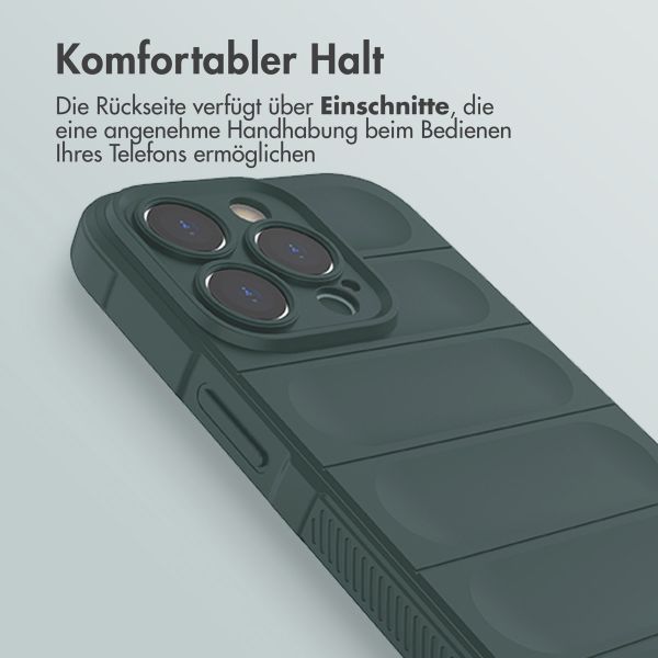 imoshion EasyGrip Back Cover für das iPhone 14 Pro - Dunkelgrün