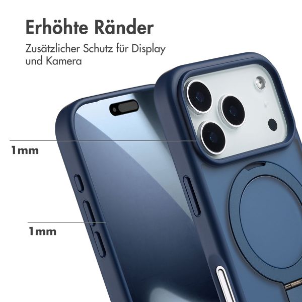 Accezz Ring Stand Backcover mit MagSafe Apple iPhone 17 Pro - Blau