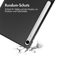 imoshion Trifold Klapphülle Samsung Galaxy Tab S9 11.0 Zoll / Tab S10 FE / S9 FE 10.9 Zoll - Schwarz