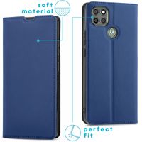 imoshion Slim Folio Klapphülle Motorola Moto G9 Power - Dunkelblau