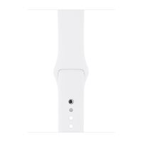Apple Sport Armband für  Apple Watch Series 1 - 9 / SE (38/40/41 mm) | Series 10 / 11 (42 mm) - Größe M/L - Weiß