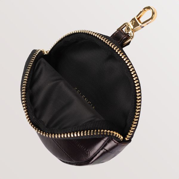 Selencia Nova Real Leather Mini Pouch - Dark Chocolate