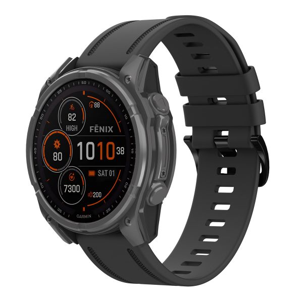 imoshion QuickFit® Line Silikonarmband für die Garmin Watch | 20 mm Anschluss - Schwarz