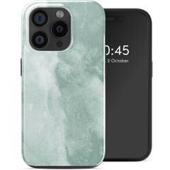 Selencia Vivid Rückabdeckung mit MagSafe Apple iPhone 15 Pro - Marble Grayed Jade