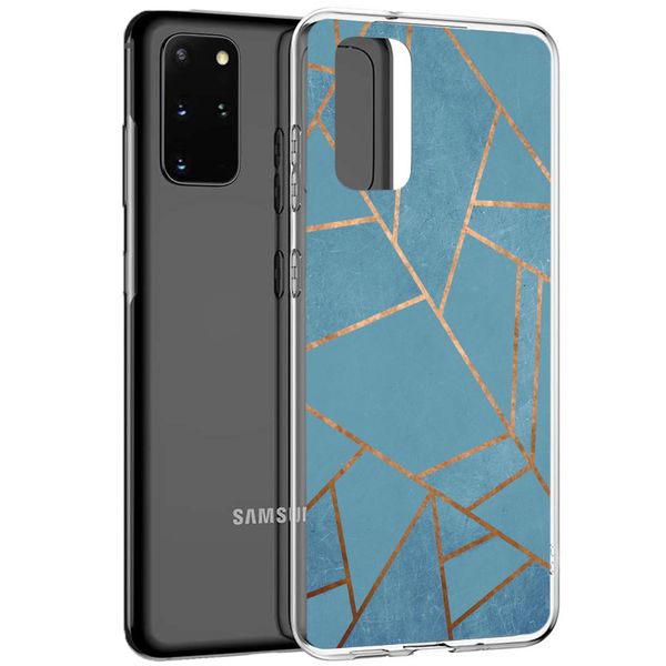 imoshion Design Hülle für das Samsung Galaxy S20 Plus - Blue Graphic