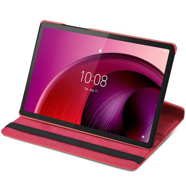 imoshion 360° drehbare Klapphülle für das Lenovo Tab M10 5G - Rot