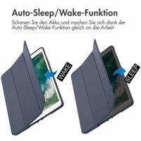 imoshion Trifold Klapphülle Apple iPad 6 (2018) 9.7 Zoll / iPad 5 (2017) 9.7 Zoll / Air 2 (2014)/Air 1 (2013) - Dunkelblau