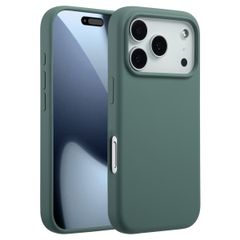 Accezz Liquid Silikoncase mit MagSafe Apple iPhone 17 Pro - Dunkelgrün