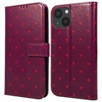 imoshion Design Klapphülle Apple iPhone 15 - Crush Check Coral Dust