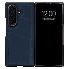 imoshion Kunstleder MagSafe Backcover mit Kartenfach Samsung Galaxy Z Fold 8 Ultra - Dunkelblau