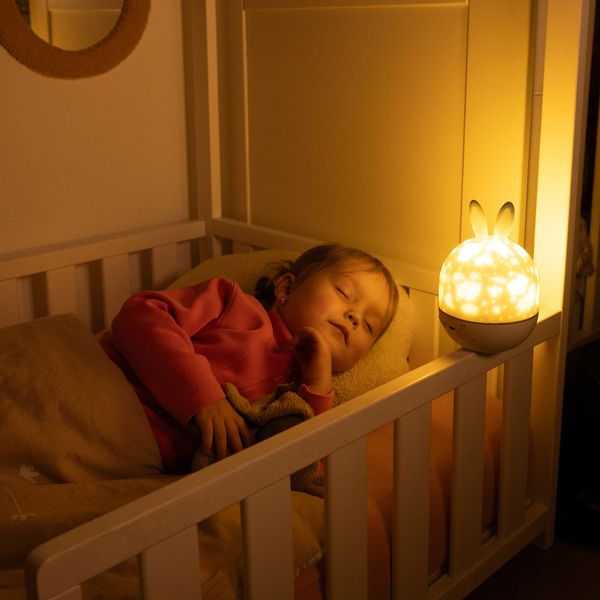 imoshion Dreamlight Nachtlicht-Projektor mit Lautsprecher - 10 Projektionsrollen - Weiß