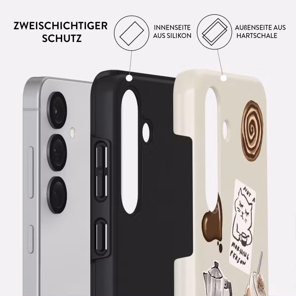 Burga Tough Back Cover Samsung Galaxy S25 - Oat Milk Please