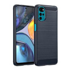 imoshion Brushed Back Cover Motorola Moto G22 - Dunkelblau