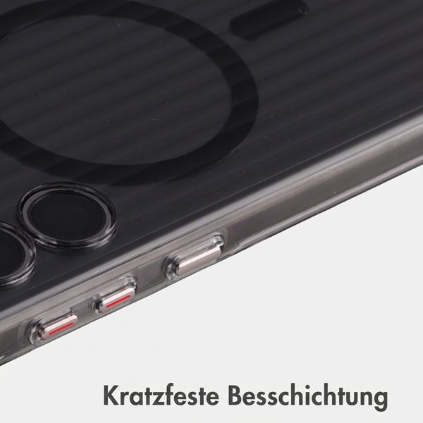 Accezz Lite Backcover mit MagSafe | Fluted | Samsung Galaxy S24 Ultra - Schwarz
