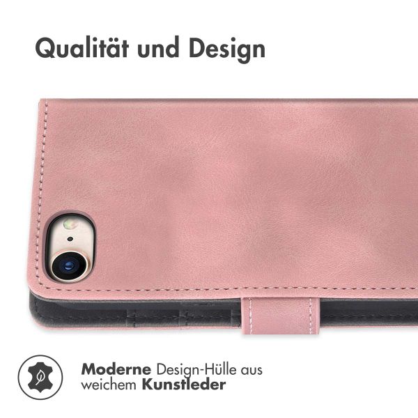 imoshion Klapphülle mit Kordel Apple iPhone SE (2022 / 2020) / 8 / 7 - Rosa