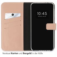 Selencia Echtleder Klapphülle Samsung Galaxy A37 (5G) - Hellrosa