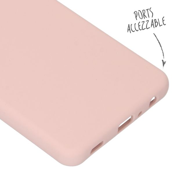 Accezz Liquid Silikoncase  für das Samsung Galaxy A72 - Rosa