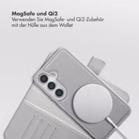 Selencia Olyn Abnehmbare Bookcase mit MagSafe Samsung Galaxy S24 / S25 - Grau
