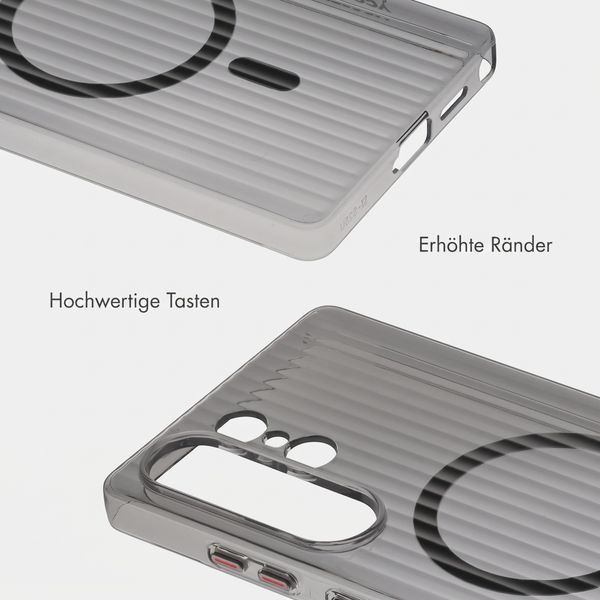 Accezz Lite Backcover mit MagSafe | Fluted | Samsung Galaxy S26 Ultra - Schwarz