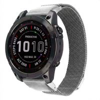 imoshion QuickFit® Milanese Armband -   Garmin 20 mm Anschluss - Größe L/XL - Silber