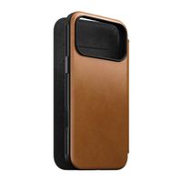 Nomad Modern Leather Folio Klapphülle Apple iPhone 17 Pro Max - English Tan