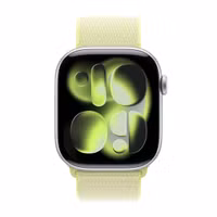 Apple Sport Loop Armband für Apple Watch Series 1 - 9 / SE (38/40/41 mm) - Neon Yellow