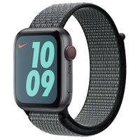 Apple Nike Sport Loop Band für Apple Watch Series 1-10 / SE / Ultra (2) - 42/44/45/46/49 mm - Indigo / Lime Blast