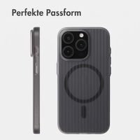 Accezz Lite Backcover mit MagSafe | Fluted | Apple iPhone 15 Pro - Grau
