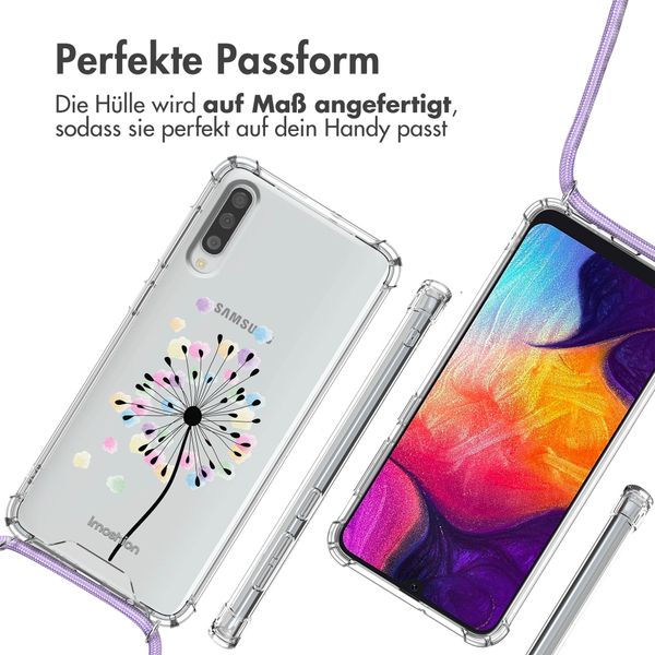 imoshion Design Hülle mit Band Samsung Galaxy A50 - Sandstone Dandelion
