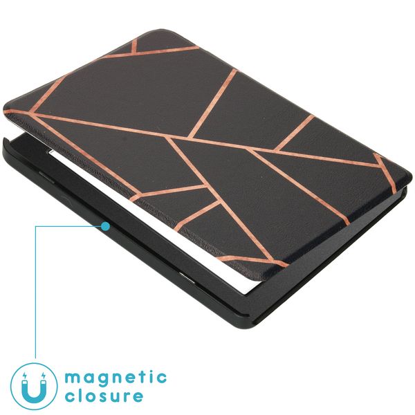 imoshion Design Slim Hard Case Klapphülle Kobo Nia - Black Graphic