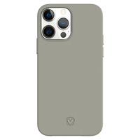 Valenta Luxe Leather Backcover für das iPhone 13 Pro - Grau