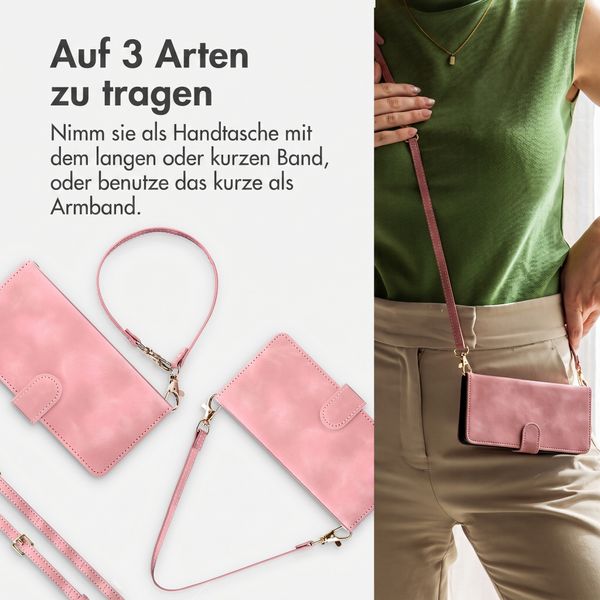 imoshion Klapphülle mit Kordel Motorola Moto G77 - Rosa