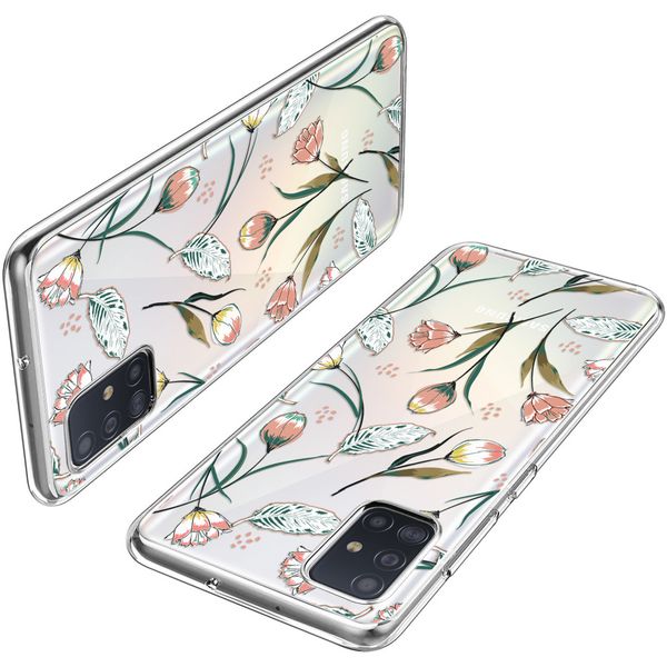 imoshion Design Hülle Samsung Galaxy A51 - Vintage Flowers
