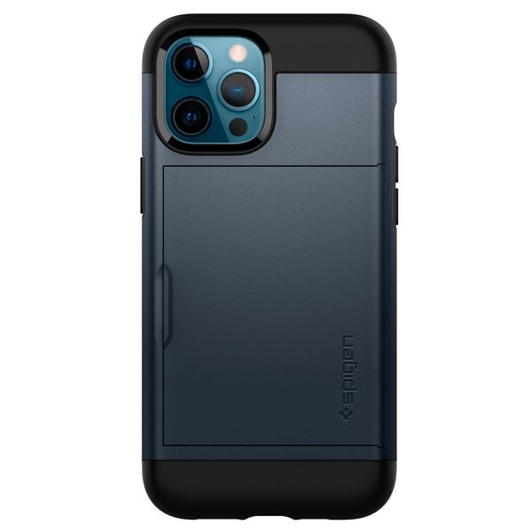 Spigen Slim Armor CS Case für das iPhone 12 Pro Max - Metal Slate