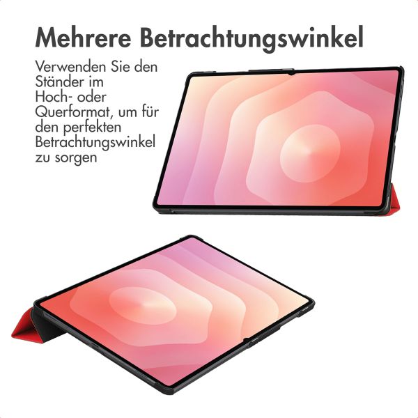 imoshion Trifold Klapphülle Samsung Galaxy Tab S11 Ultra - Rot