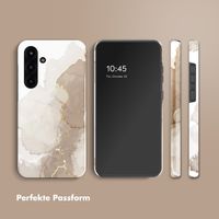 Selencia Vivid Back Cover Samsung Galaxy S25 Plus - Marble Light Brown