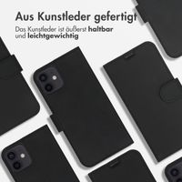 Accezz Wallet TPU Klapphülle Apple iPhone 12 (Pro) - Schwarz