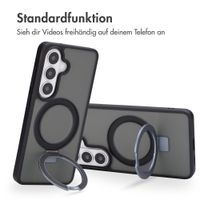 Accezz Ring Stand Backcover mit MagSafe Samsung Galaxy S26 - Schwarz