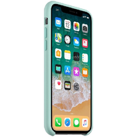 Apple Silikon-Case Marine Green für das iPhone X