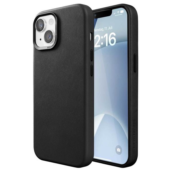 Woodcessories Bio Leather Case MagSafe Apple iPhone 15 - Schwarz