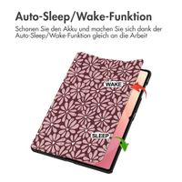 imoshion Design Trifold Klaphülle Samsung Galaxy Tab S11 Ultra - Bloom Love Blush