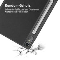 imoshion Trifold Klapphülle für das Lenovo Tab P12 - Schwarz